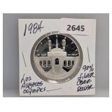 1984 90% Silv LA Olympics Comm $1