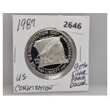 1987 90% Silv US Constitution Comm $1