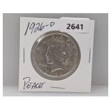 1926-D 90% Silv Peace $1 Dollar