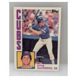 1984 Topps Ryne Sandberg 596 HOF Edges/Indents