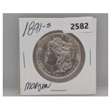 1891-S 90% Silv Morgan $1 Dollar