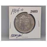 1904-O 90% Silv Morgan $1 Dollar