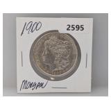 1900 90% Silv Morgan $1 Dollar