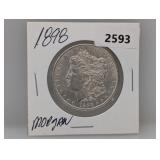 1898 90% Silv Morgan $1 Dollar