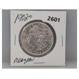 1902-O 90% Silv Morgan $1 Dollar