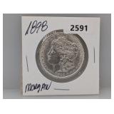 1898 90% Silv Morgan $1 Dollar