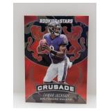 2020 Lamar Jackson R&S Crusade Red Prizm /75