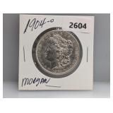 1904-O 90% Silv Morgan $1 Dollar