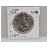 1923 90% Silv Peace $1 Dollar