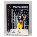 /149 2024 Leaf Futures Kaleb Johnson Auto Silver
