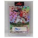 Yadier Molina Auto 9/15 2025 Leaf Metal Candy Cane