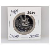 1987 Canada $1 Dollar