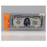 1934 $5 Fed Reserve Note