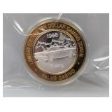 .999 Silv 1966 Mustang Gaming Token