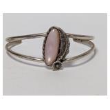 .925 Sterling Silver Mother of Pearl Bracelet