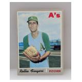 1970 Topps Rollie Fingers 502 HOF Edges