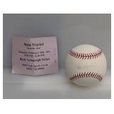 Stan Musial Auto OMLB Baseball Beckett COA HOF