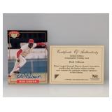 Bob Gibson Auto 1994 Nabisco All-Star Legends COA
