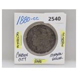 Rare 1880-CC 90% Silv Morgan $1 Dollar