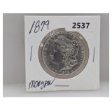 1879 90% Silv Morgan $1 Dollar