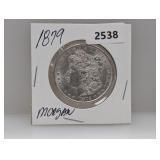 1879 90% Silv Morgan $1 Dollar