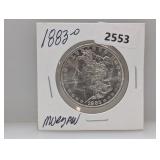 1883-O 90% Silv Morgan $1 Dollar