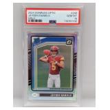 2024 Donruss Optic Jayden Danielï¿½s #248 PSA 10