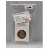 USCG 2012 UNC 24KT Gold Enriched JFK Half $1