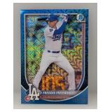 2025 Bowman Chrome Freddie Freeman Blue #167/175