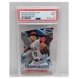2023 Stadium Club Shohei Ohtani Triumvirates PSA 9