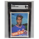1985 Topps Dwight Gooden Rookie 620 SGC 9
