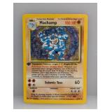 Pokemon 1999 1stï¿½Ed Machamp Holo 8 Damage