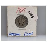 1927 90% Silv Mercury Dime