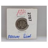 1929 90% Silv Mercury Dime