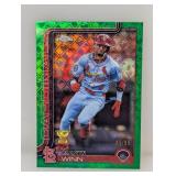 2025 Topps Chrome Masyn Winn Logofr Green 49/99