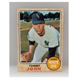 1968 Topps Tommy John 72 Edges