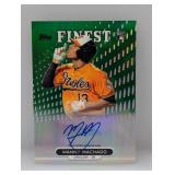 2013 Finest RC Auto Green Ref Manny Machado/125