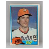 1981 Topps #240 Nolan Ryan Edges