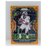 2020 Prizm Jalen Hurts RC Orange Laser Prizm #343