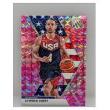 2019-20 Curry Mosaic Pink Reactive Nat Pride Prizm