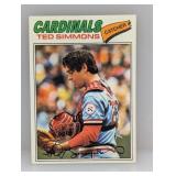 1977 Topps Ted Simmons #470 Edges