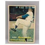 1957 Topps Don Newcombe 130 Edges
