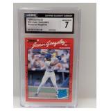 1990 Donruss Juan Gonzalez (Reverse Negative) CGC7