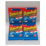 (4) 1989 Donruss Baseball Packs