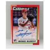 2025 Topps Michael McGreevy Auto