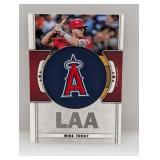 2023 Mike Trout Topps Commemorative Team Logo