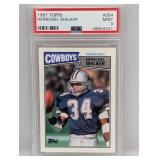 1987 Topps #264 Herschel Walker Rookie PSA 9