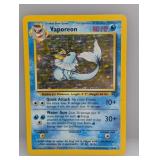 Pokemon 1999 Vaporeon Holo 12 Edges/Scratches