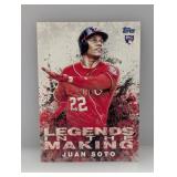 2018 Juan Soto Topps Legends In The Making RC