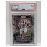 2022 Travis Kelce Prizm No Huddle Prizm #144 PSA 9
